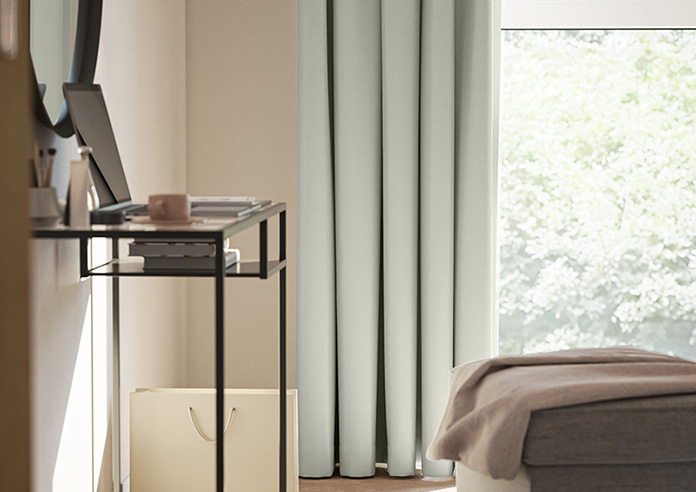 Kyoto Faux Silk, Greige - Made to Measure Curtains - Image 5